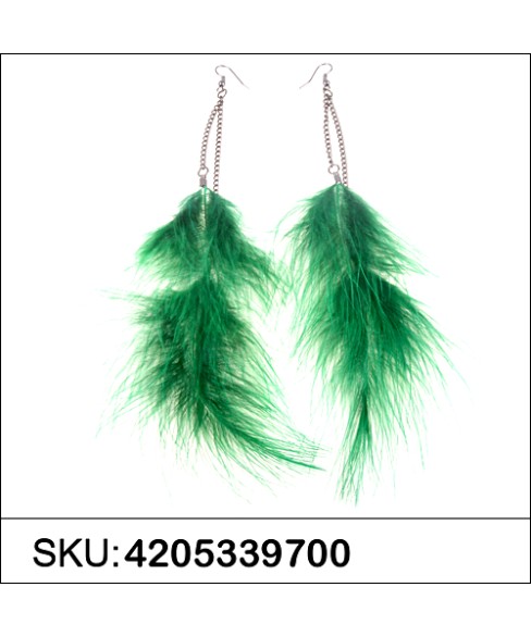 Earrings Green