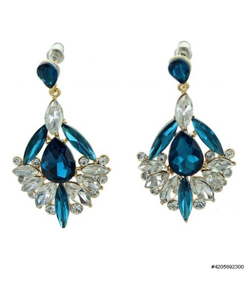 Earrings Blue