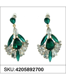 Earrings Green