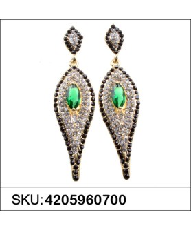 Earrings Green