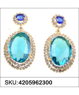 Earrings Blue