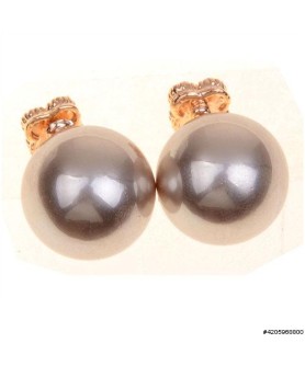 Earrings Brown