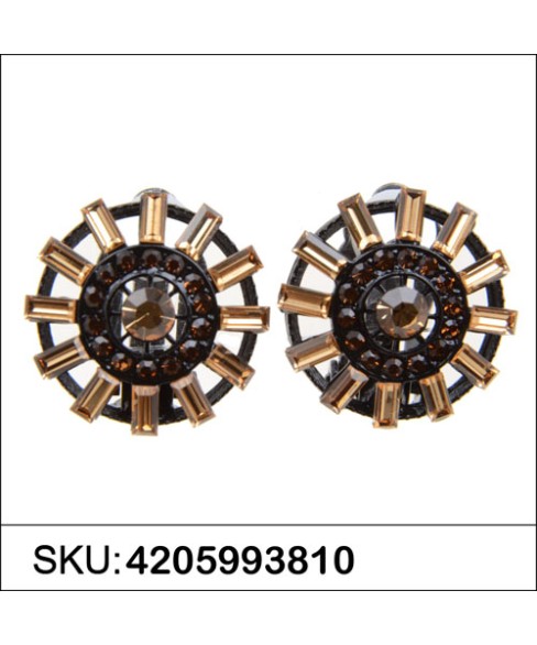 Earrings Brown