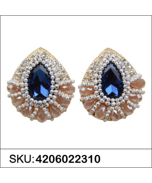 Earrings Blue