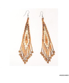 Earrings Brown