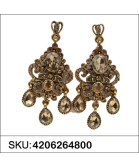 Earrings Brown