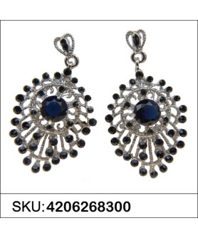 Earrings Blue