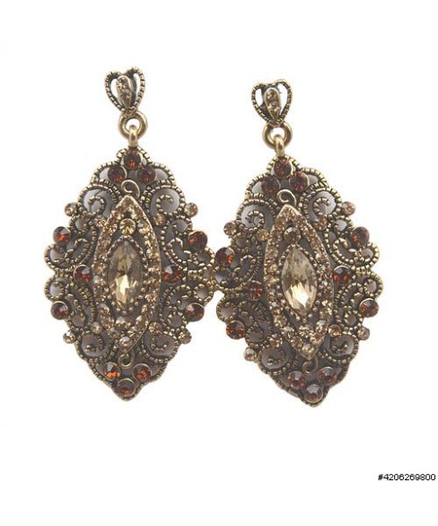 Earrings Brown