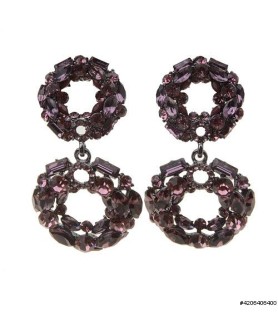 Earrings Purple