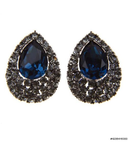 Earrings Blue