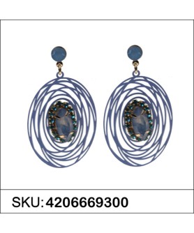 Earrings Blue