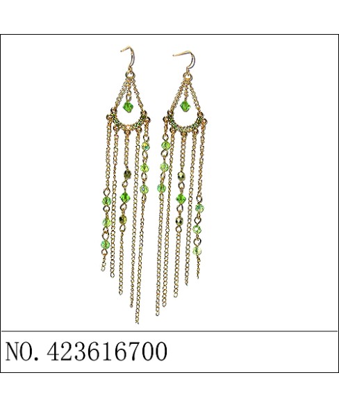 Earrings Green