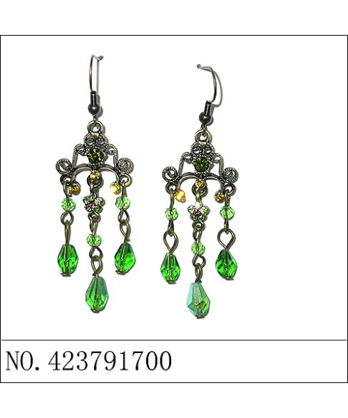 Earrings Green