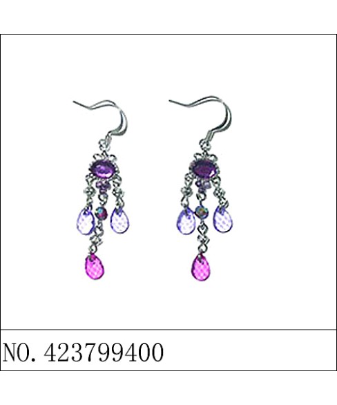 Earrings Purple