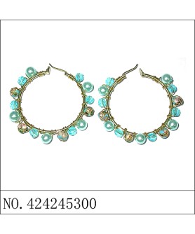 Earrings Blue