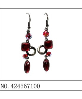 Earrings Red