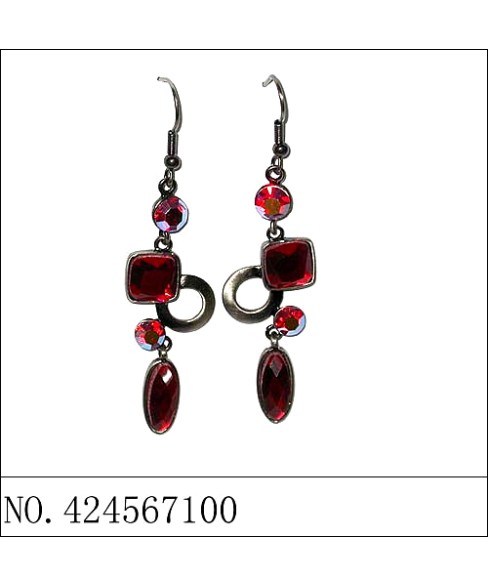 Earrings Red