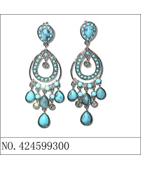 Earrings Blue