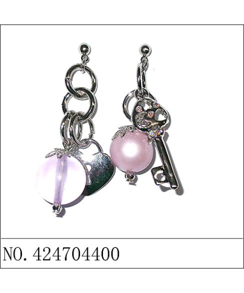 Earrings Purple