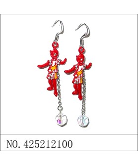 Earrings Red