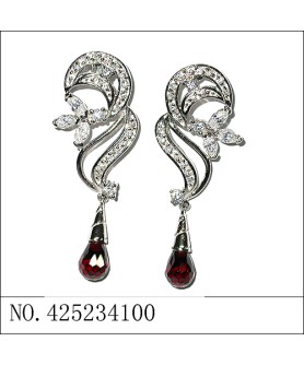 Earrings Red