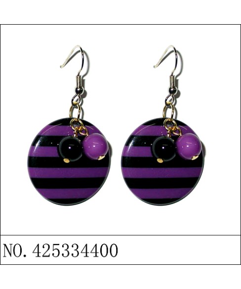 Earrings Purple