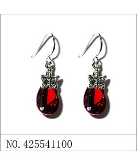 Earrings Red