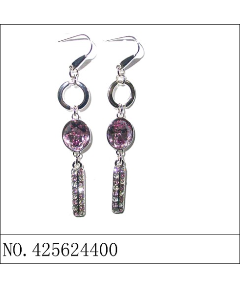 Earrings Purple