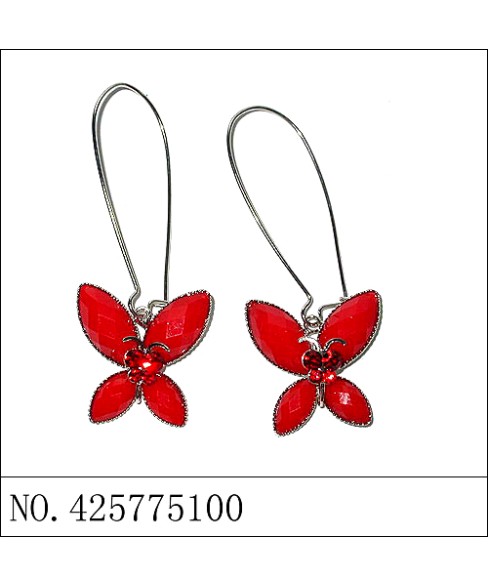 Earrings Red