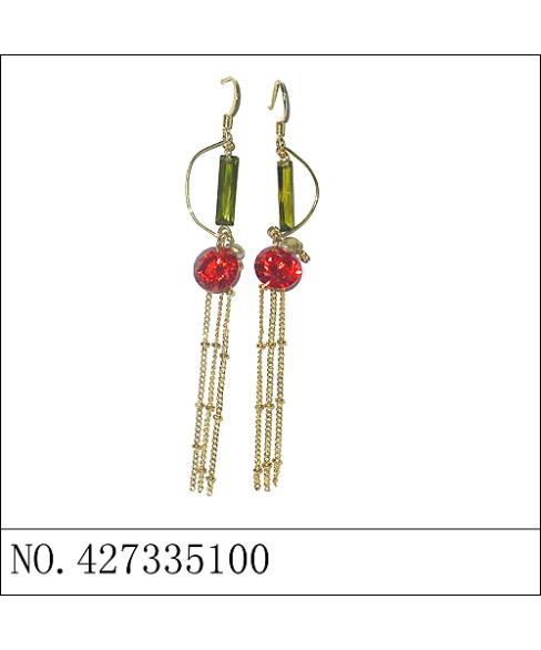 Earrings Red