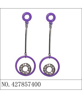 Earrings Purple