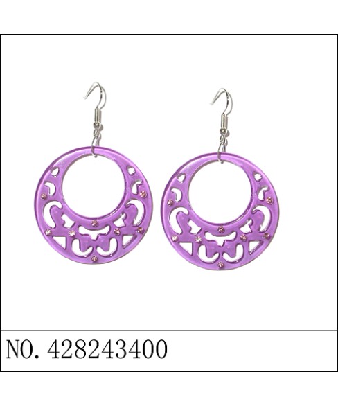 Earrings Purple