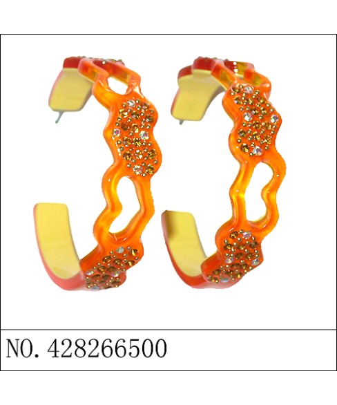 Earrings Orange