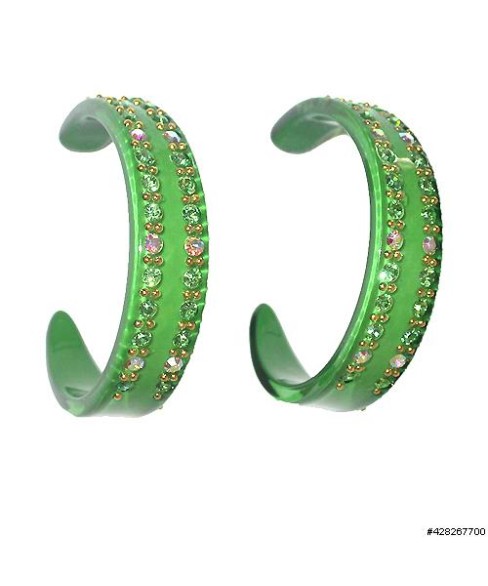 Earrings Green