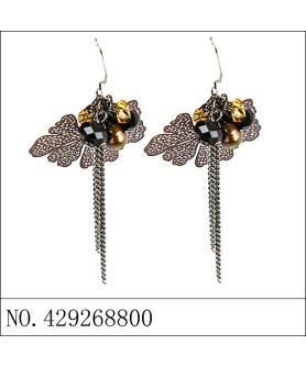 Earrings Brown