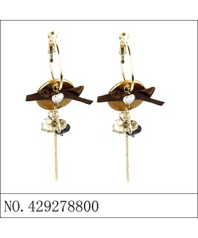 Earrings Brown