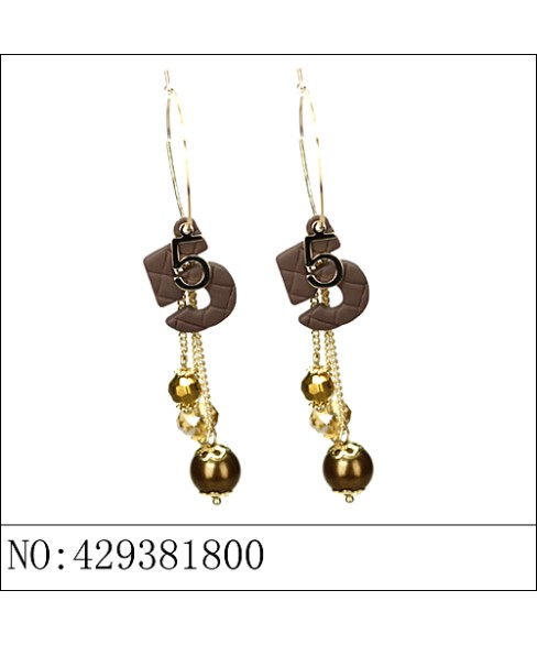 Earrings Brown