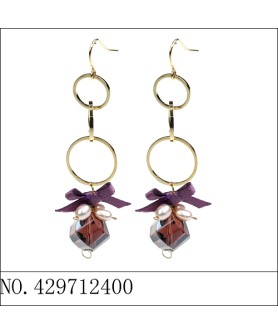 Earrings Purple