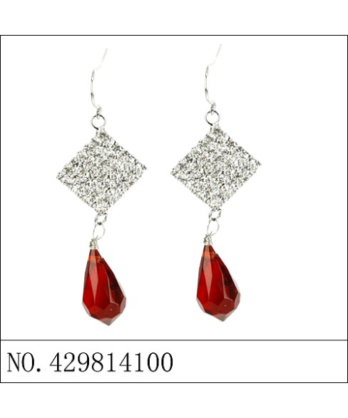 Earrings Red