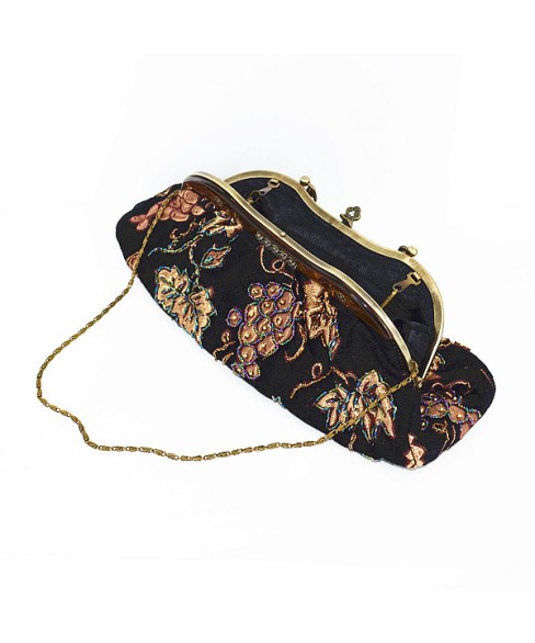 Vintage Inspired Beaded Embroidery Tapestry Bag