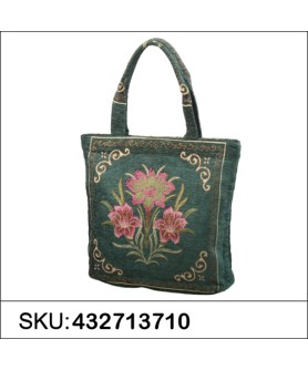 Mix Print Tapestry Convenience Tote