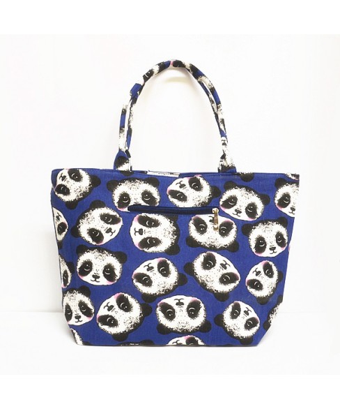 Mix Print Convenience Shopper Tote