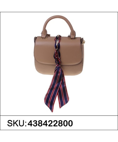 Ribbon Top Handle Satchel