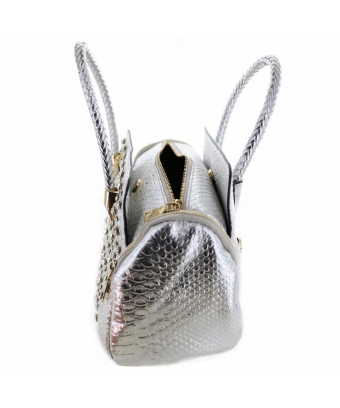 Metallic Crystal Rhinestone Studded Purse Bag