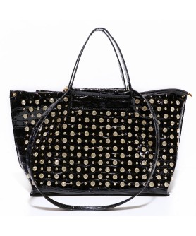 Metallic Crystal Rhinestone Studded Purse Bag