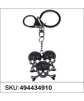 Crystal Skull Bag Charm