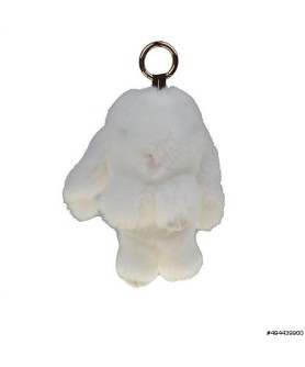 Genuine Rabbit Fur Bag Charm