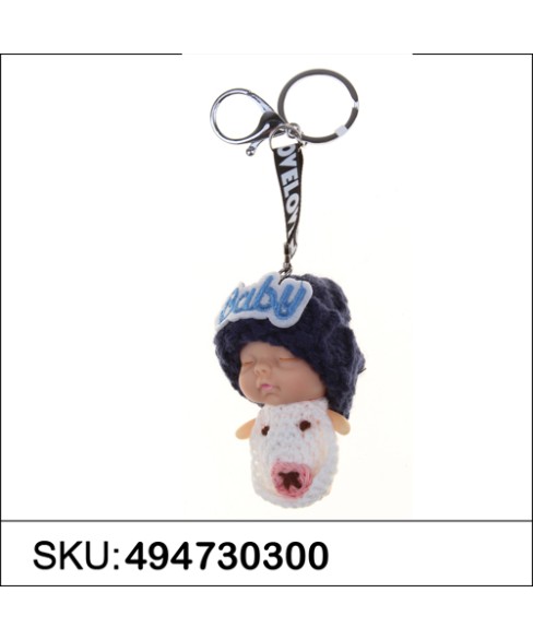 Sleeping Baby Key Chain