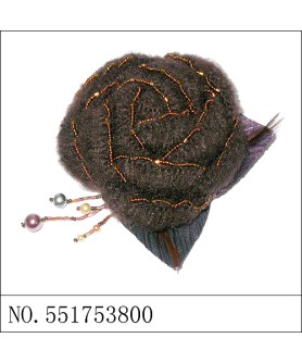 Brooch Brown