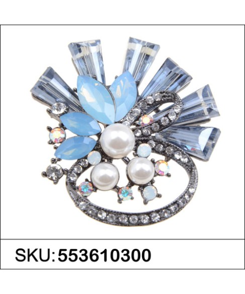 Brooch Blue